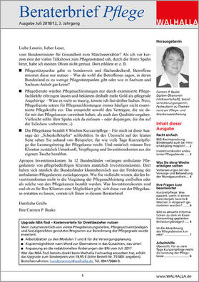 Baake | Beraterbrief Pflege Ausgabe Juli 2018/13 | E-Book | sack.de