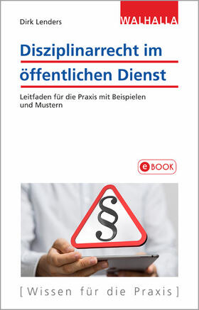 Lenders | Disziplinarrecht im öffentlichen Dienst | E-Book | sack.de