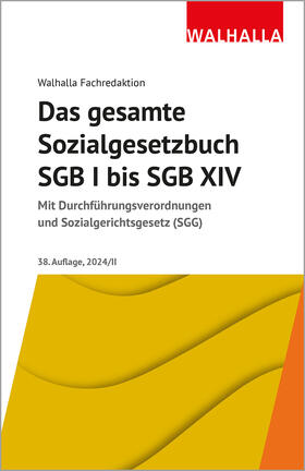 Das gesamte Sozialgesetzbuch SGB I bis SGB XIV | Buch | 978-3-8029-5334-7 | sack.de