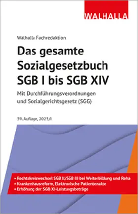  Das gesamte Sozialgesetzbuch SGB I bis SGB XIV | Buch |  Sack Fachmedien