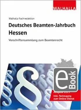 Walhalla Fachredaktion | Deutsches Beamten-Jahrbuch Hessen 2025 | E-Book | www.sack.de