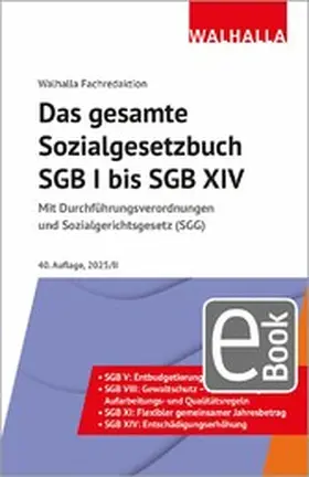 Das gesamte Sozialgesetzbuch SGB I bis SGB XIV Ausgabe 2025/II | E-Book | www.sack.de