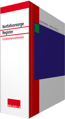Notfallvorsorge Registerband | Loseblattwerk | sack.de