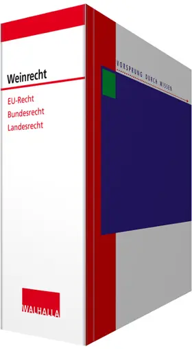  Weinrecht | Loseblattwerk |  Sack Fachmedien