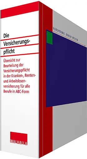 Marburger | Die Versicherungspflicht inkl. Online-Dienst | Loseblattwerk | sack.de
