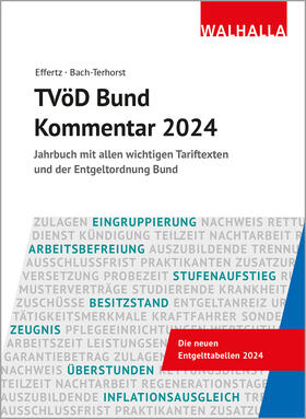 Effertz / Bach-Terhorst | TVöD Bund Kommentar 2024 | Buch | 978-3-8029-7909-5 | sack.de