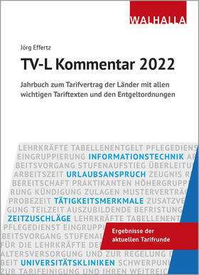 Effertz | Effertz, J: TV-L Kommentar 2022 | Buch | 978-3-8029-7915-6 | sack.de