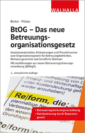 Bürkel / Plitzko | BtOG - Das neue Betreuungsorganisationsgesetz | Buch | 978-3-8029-8443-3 | sack.de