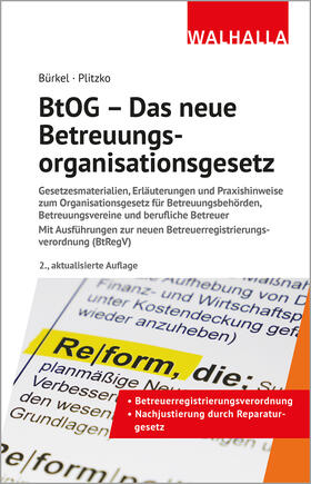 Bürkel / Plitzko | BtOG - Das neue Betreuungsorganisationsgesetz | Buch | sack.de