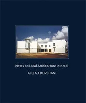 Duvshani |  Notes on Local Architecture in Israel | Buch |  Sack Fachmedien