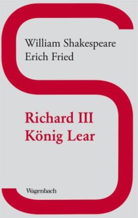 Shakespeare |  Richard III / König Lear | Buch |  Sack Fachmedien