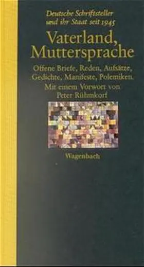 Wagenbach / Stephan / Krüger |  Vaterland, Muttersprache | Buch |  Sack Fachmedien