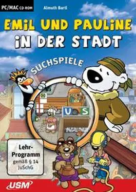 Bartl / United Soft Media Verlag GmbH |  Emil und Pauline in der Stadt ­ Suchspiele für die Vorschule | Sonstiges |  Sack Fachmedien