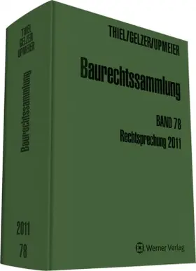 Upmeier | Baurechtssammlung - Band 78 | Buch | 978-3-8041-3621-2 | sack.de