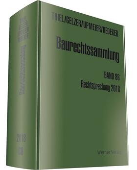 Thiel / Gelzer / Upmeier |  Baurechtssammlung Band 86 | Buch |  Sack Fachmedien