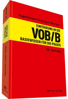 Berger / Kapellmann / Langen | Einführung in die VOB/B | Buch | 978-3-8041-5324-0 | www.sack.de