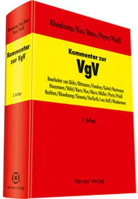 Röwekamp / Kus / Marx |  Kommentar zur VgV | Buch |  Sack Fachmedien