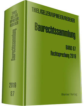 Gelzer / Redeker / Thiel |  Baurechtssammlung Band 87 | Buch |  Sack Fachmedien
