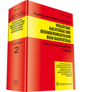 Kapellmann / Schiffers / Markus | Vergütung, Nachträge und Behinderungsfolgen beim Bauvertrag | Buch | 978-3-8041-5441-4 | sack.de