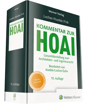 Locher / Koeble / Frik | Kommentar zur HOAI | Buch | 978-3-8041-5444-5 | www.sack.de