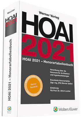 Locher / Seifert | HOAI 2021 - Honorartabellenbuch | Buch | 978-3-8041-5450-6 | sack.de