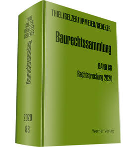 Gelzer / Redeker / Thiel |  Baurechtssammlung Band 88 | Buch |  Sack Fachmedien