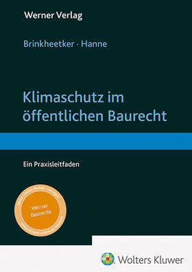Brinkheetker / Hanne  | Klimaschutz im öffentlichen Baurecht | Buch | 978-3-8041-5523-7 | sack.de