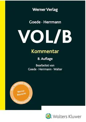 Goede / Herrmann |  Kommentar zur VOL/B | Buch |  Sack Fachmedien