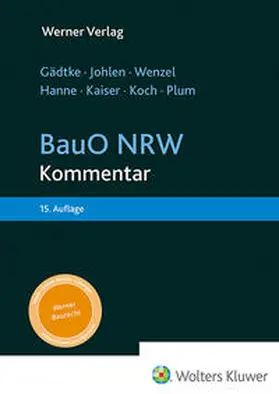 Gädtke / Johlen / Wenzel | BauO NRW | Buch | 978-3-8041-5586-2 | sack.de