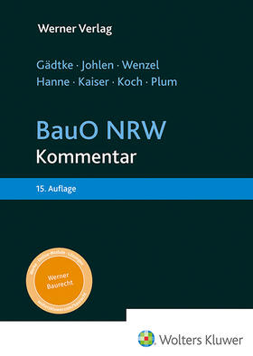 Gädtke / Hanne / Johlen | BauO NRW | Buch | 978-3-8041-5586-2 | sack.de