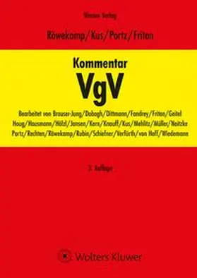 Friton / Kus / Portz |  Kommentar zur VgV | Buch |  Sack Fachmedien