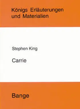 King |  Carrie. Textanalyse und Interpretation. | eBook | Sack Fachmedien