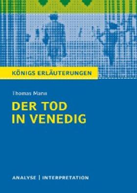 Große / Mann |  Der Tod in Venedig. Königs Erläuterungen. | eBook | Sack Fachmedien