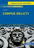 Zeh |  Corpus Delicti von Juli Zeh - Textanalyse und Interpretation | eBook | Sack Fachmedien