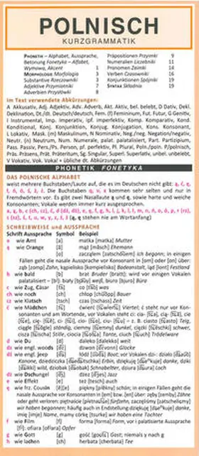 Slezák |  Leporello: Poln. Kurzgrammatik - kompl. Gramm. im Überblick | Loseblattwerk |  Sack Fachmedien