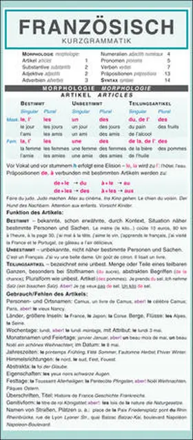 Slezák |  Französisch - Kurzgrammatik: Die komplette Grammatik anschaulich und verständlich dargestellt | Loseblattwerk |  Sack Fachmedien