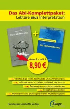 Kafka |  Die Verwandlung von Franz Kafka – Lektüre plus Interpretation | Buch |  Sack Fachmedien