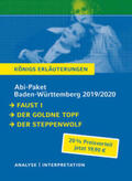 Goethe / Hoffmann / Hesse |  Abitur Baden-Württemberg 2019 /2020 - Königs Erläuterungen Paket | Buch |  Sack Fachmedien