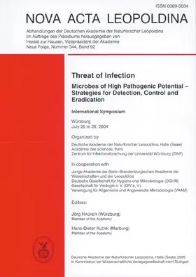 Hacker / Klenk |  Threat of Infection | Buch |  Sack Fachmedien