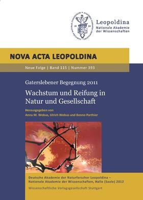 Wobus / Parthier | Wachstum und Reifung in Natur und Gesellschaft | Buch | 978-3-8047-3059-5 | sack.de
