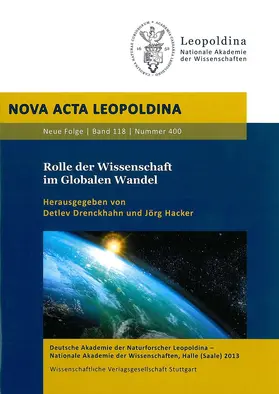 Drenckhahn / Hacker |  Rolle der Wissenschaft im Globalen Wandel | Buch |  Sack Fachmedien