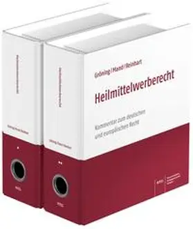 Mand / Gröning / Reinhart |  Heilmittelwerberecht | Loseblattwerk |  Sack Fachmedien