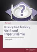Bauer |  Beratungsblock Ernährung: Gicht und Hyperurikämie | Buch |  Sack Fachmedien