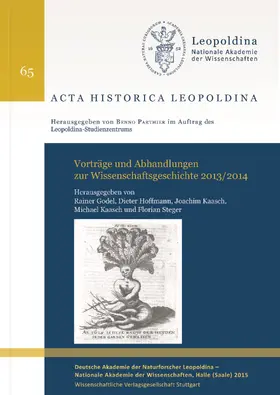 Godel / Hoffmann / Kaasch |  Vorträge und Abhandlungen zur Wissenschaftsgeschichte 2013/2014 | Buch |  Sack Fachmedien