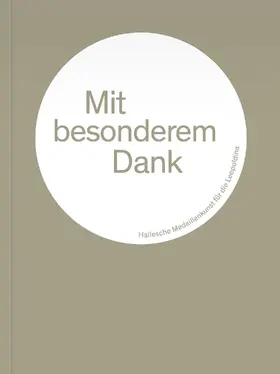 Deutsche Akademie der Naturforscher |  Mit besonderem Dank | Buch |  Sack Fachmedien
