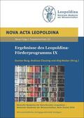 Berg / Clausing / Hacker |  Ergebnisse des Leopoldina-Förderprogramms IX | Buch |  Sack Fachmedien