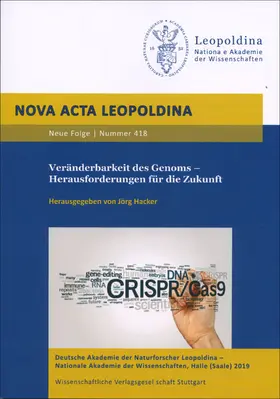Hacker |  Veränderbarkeit des Genoms – Herausforderungen für die Zukunft | Buch |  Sack Fachmedien