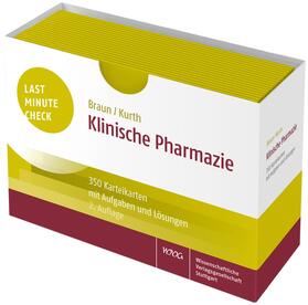 Braun / Kurth | Last Minute Check - Klinische Pharmazie | Buch | 978-3-8047-3984-0 | sack.de