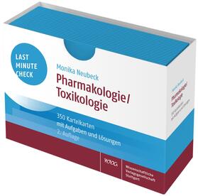 Neubeck | Last Minute Check - Pharmakologie/Toxikologie | Buch | 978-3-8047-3986-4 | sack.de