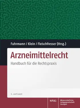 Fuhrmann / Klein / Fleischfresser | Arzneimittelrecht | Buch | 978-3-8047-4025-9 | sack.de